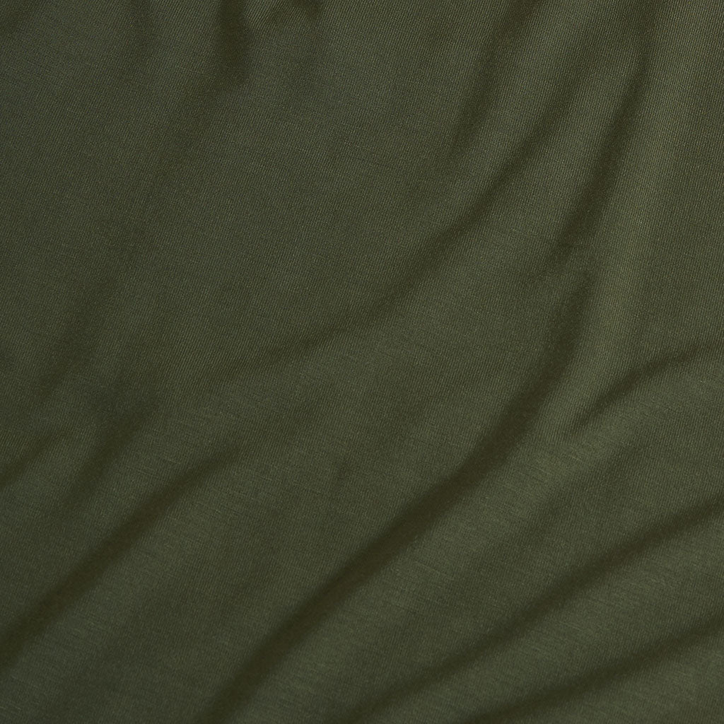 Olive Footie Zippered One Piece