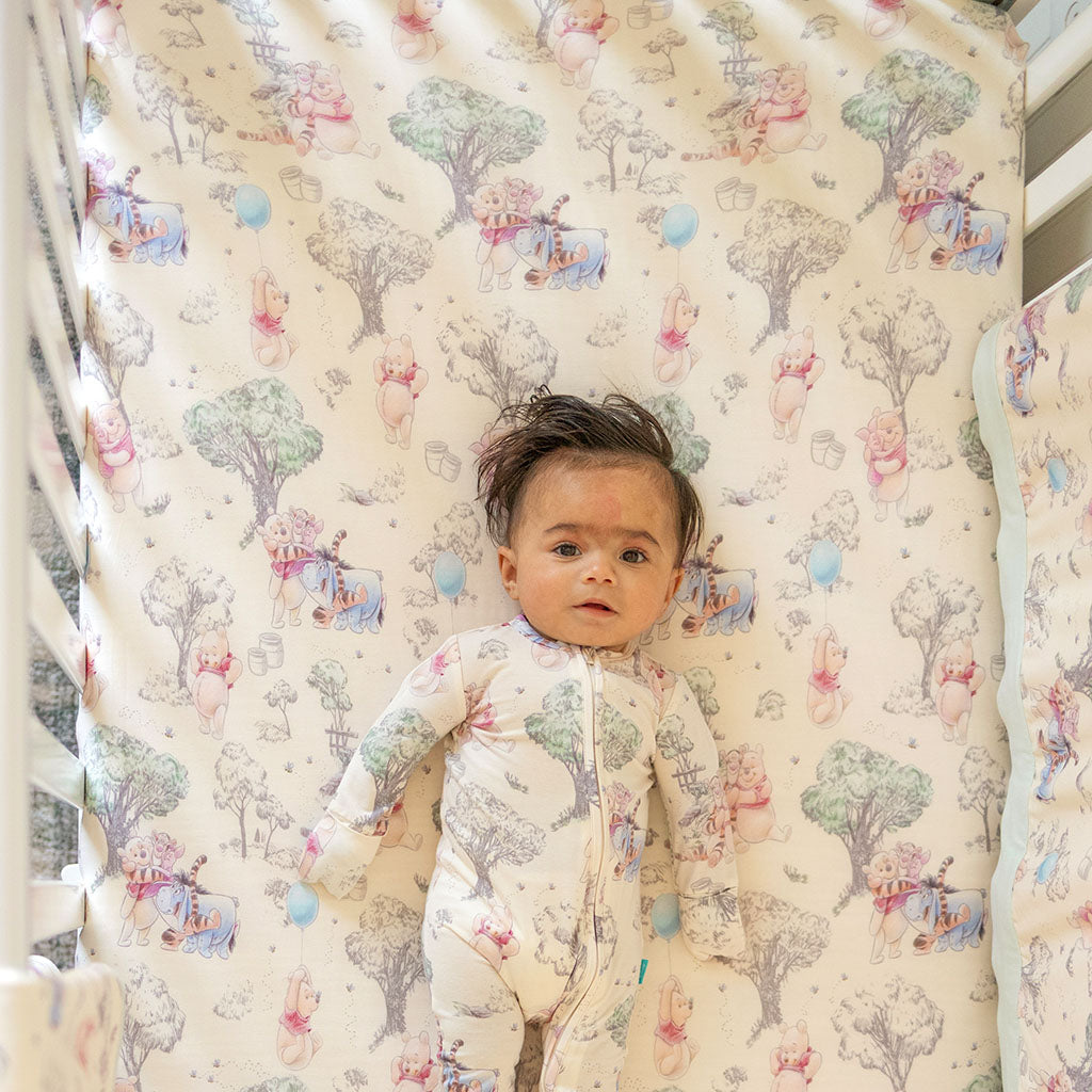 Disney Hundred Acre Wood Crib Sheet