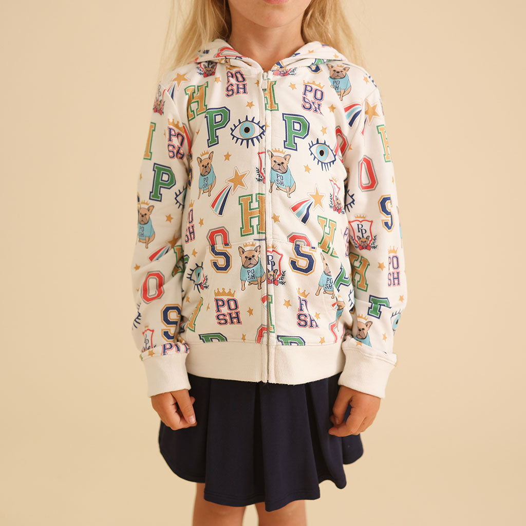 Brooke French Terry Zippered Hoodie