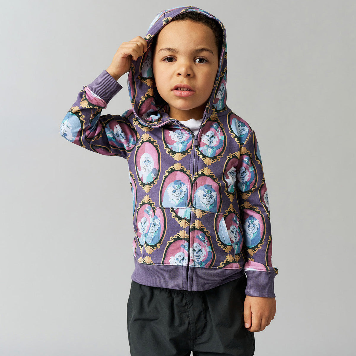 Disney Hitchhiking Ghosts French Terry Zippered Hoodie
