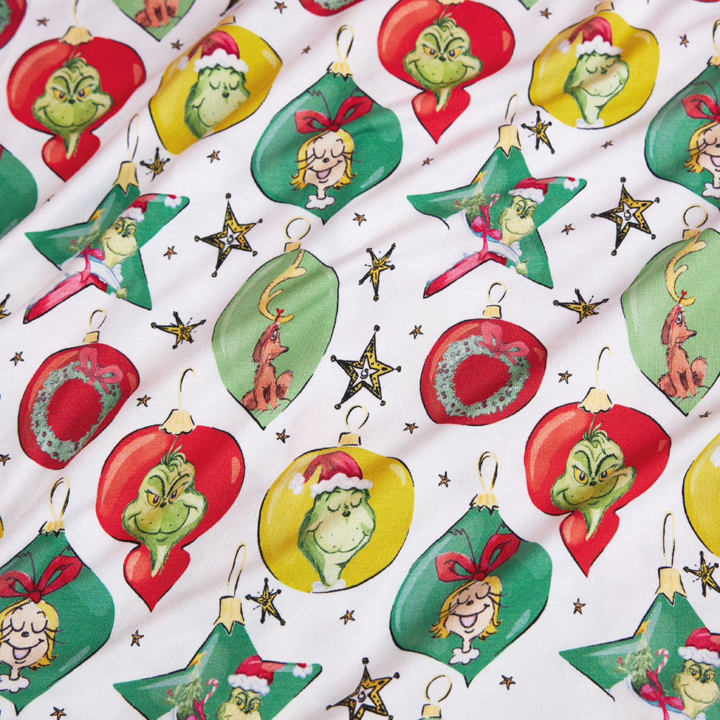 Dr. Seuss Grinchmas Ornaments Crib Sheet