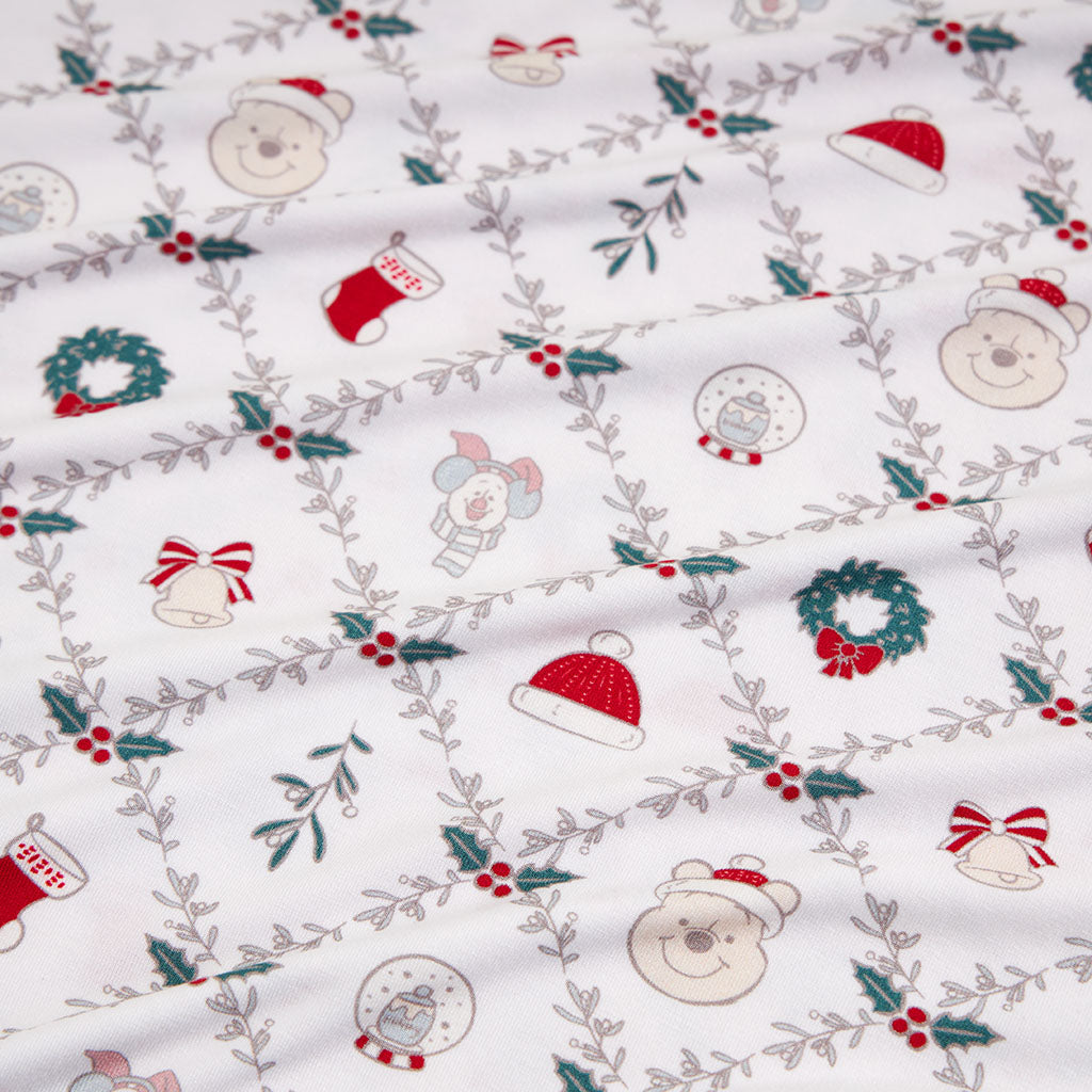 Disney Holiday Pooh Luxe Plush Patoo® Blanket