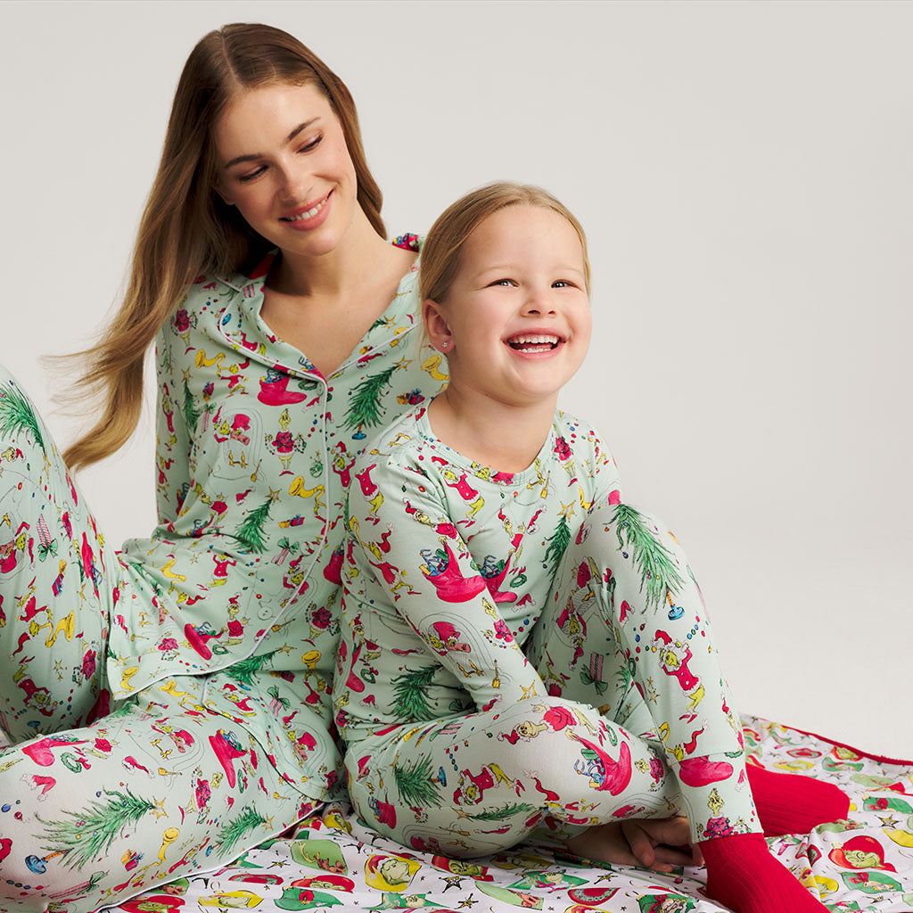 Dr. Seuss Stealing Christmas Classic Pajama Set