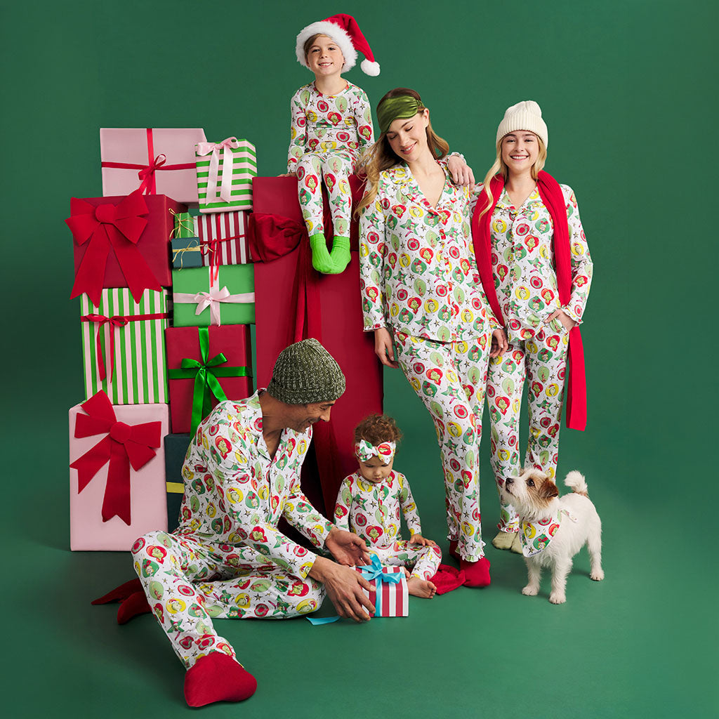Dr. Seuss Grinchmas Ornaments Classic Pajama Set
