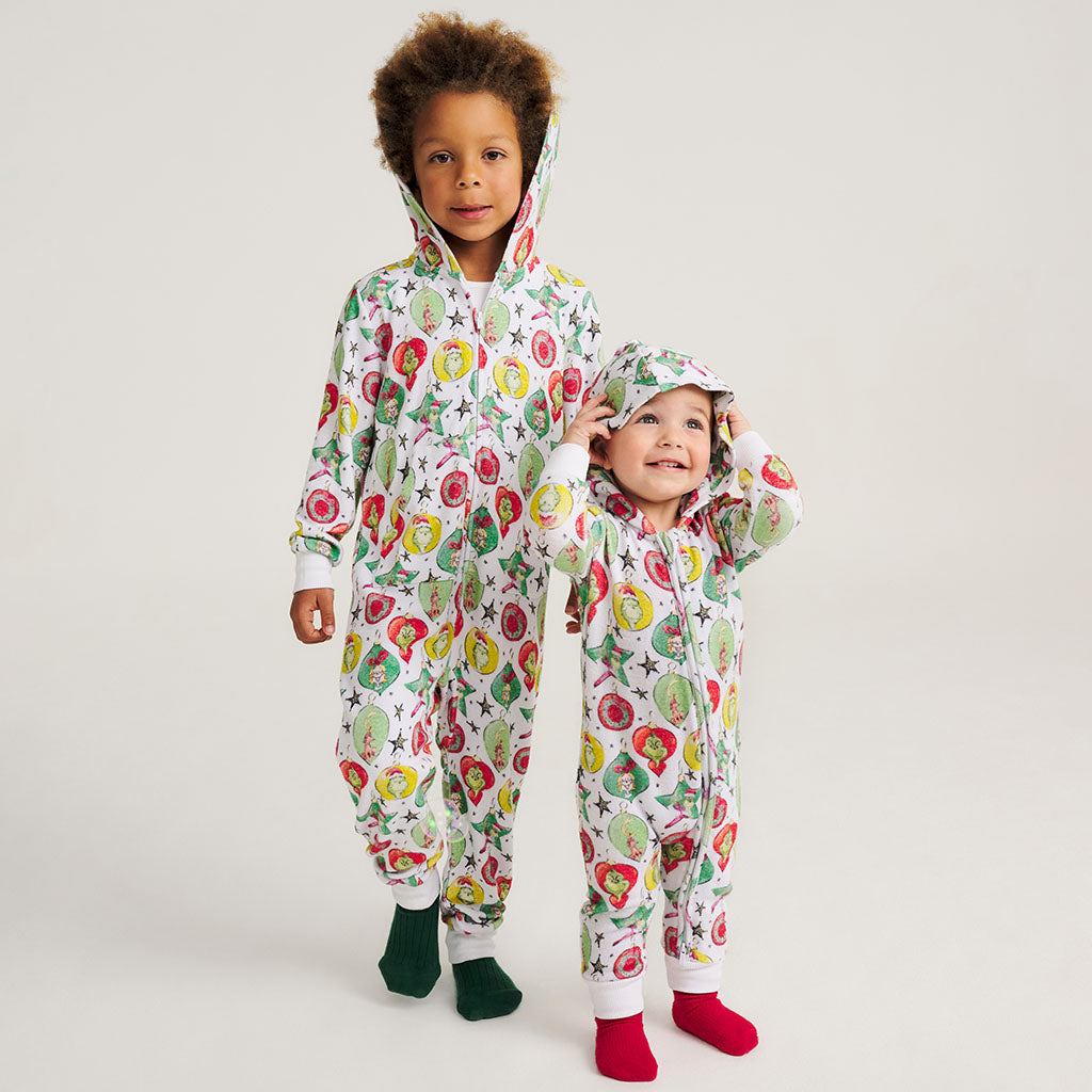 Dr. Seuss Grinchmas Ornaments Pacci™ Hooded Jumpsuit