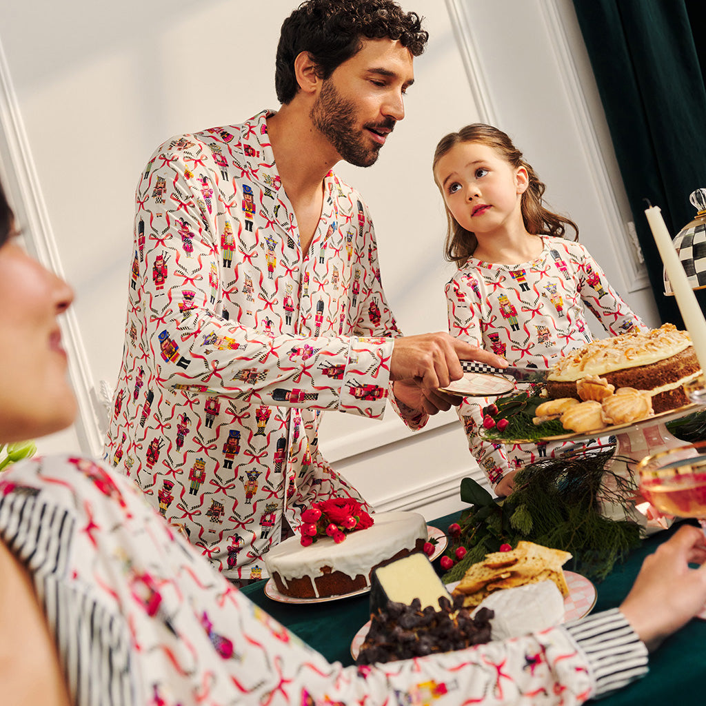 MacKenzie-Childs Nutcrackers Classic Pajama Set