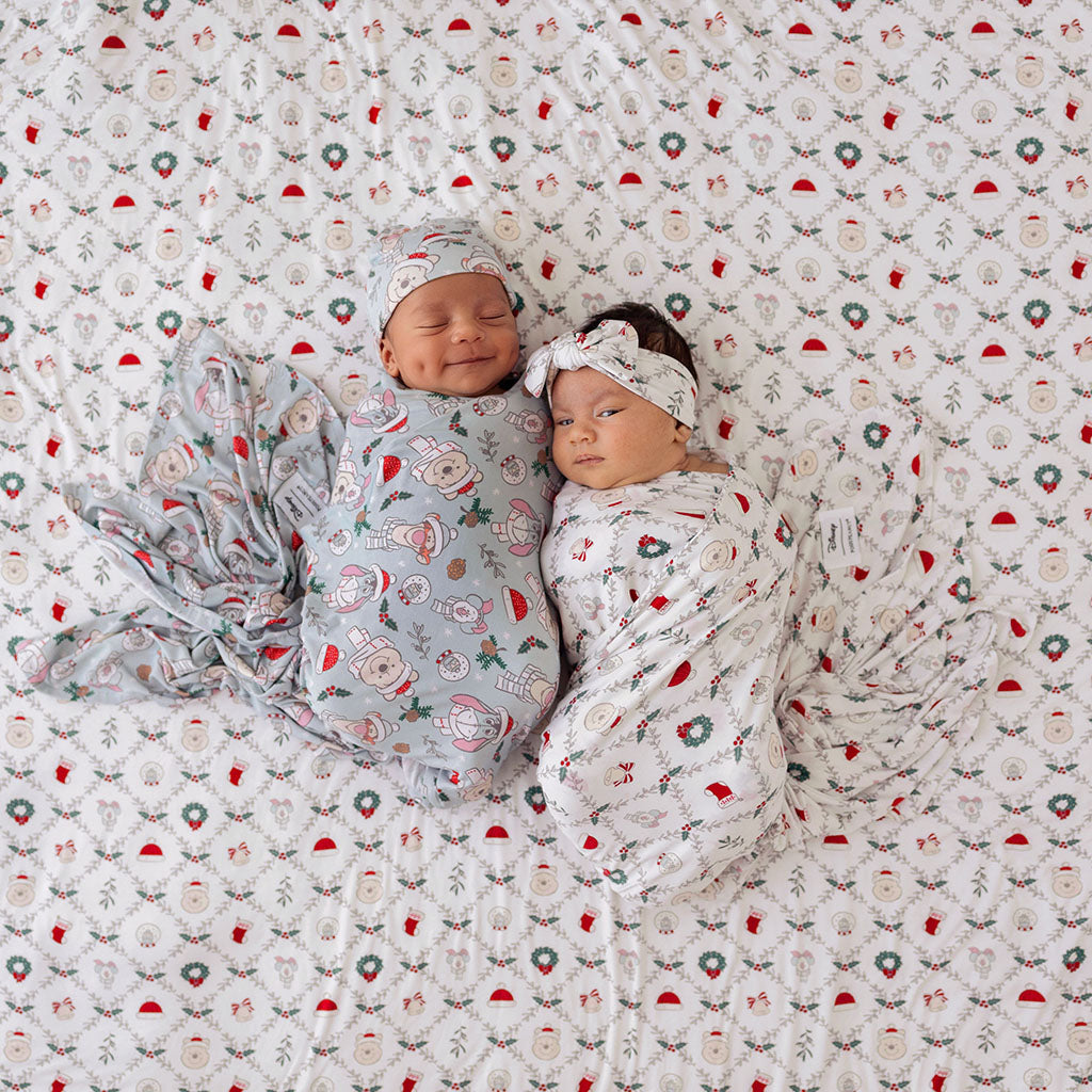 Disney Cozy Pooh & Friends Swaddle Beanie Set