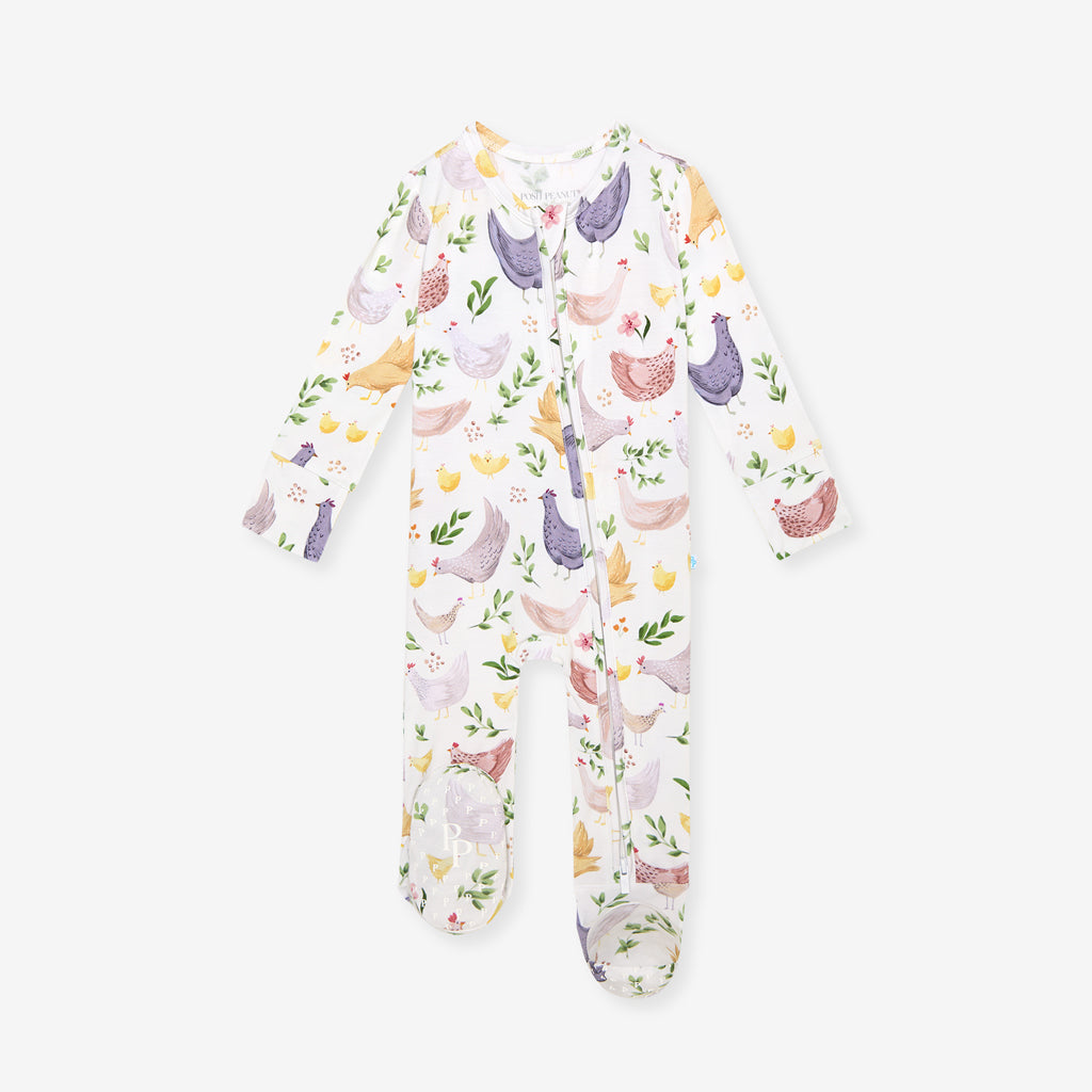 Jo Footie Zippered One Piece