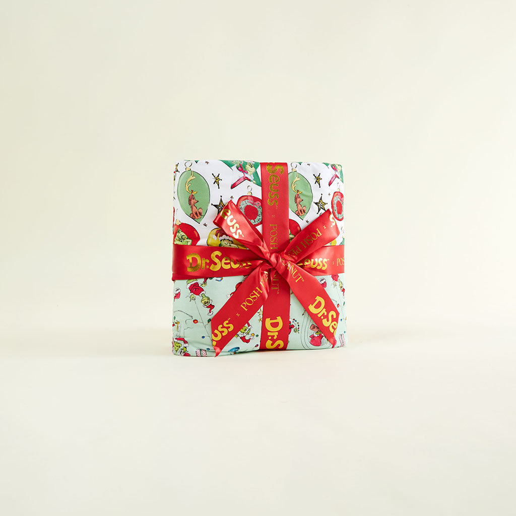 Dr. Seuss Grinchmas Ornaments & Stealing Christmas Luxe Patoo® Blanket
