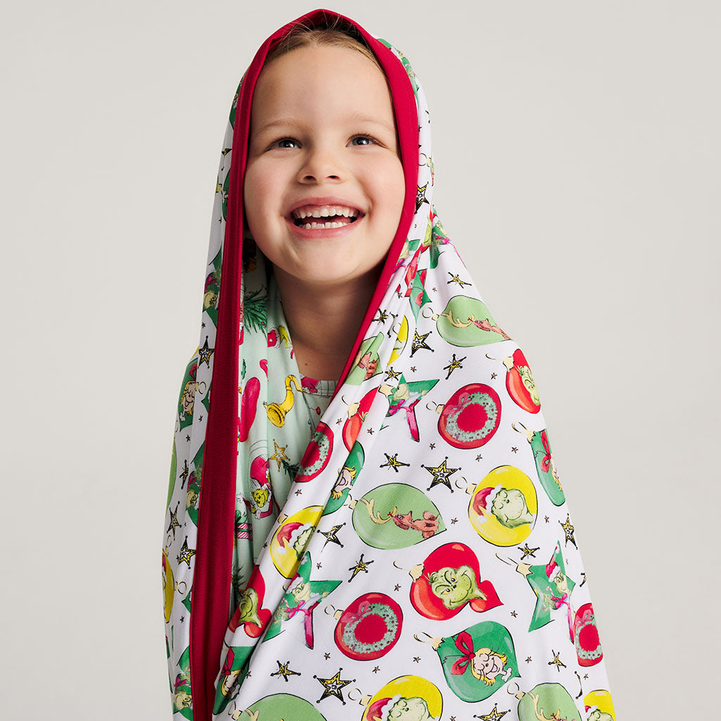 Dr. Seuss Grinchmas Ornaments & Stealing Christmas Luxe Patoo® Blanket