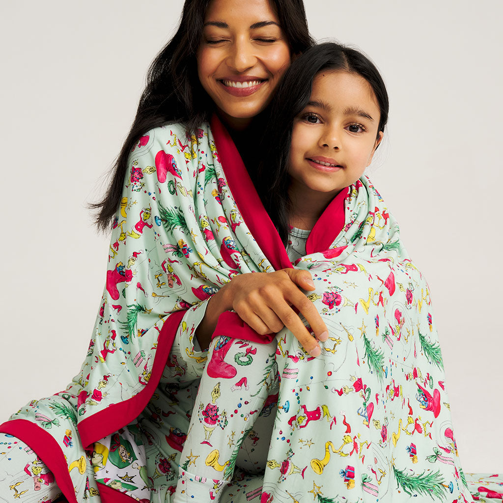 Dr. Seuss Grinchmas Ornaments & Stealing Christmas Luxe Patoo® Blanket
