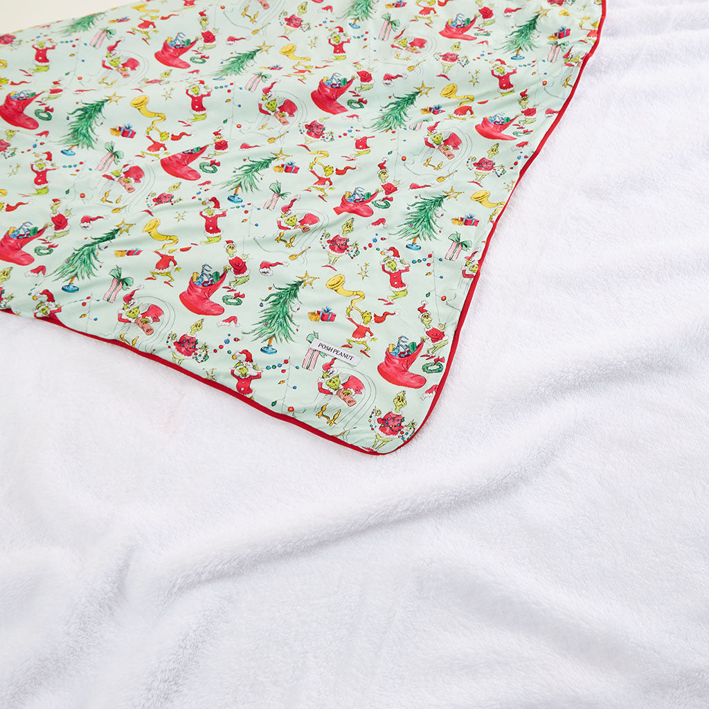 Dr. Seuss Stealing Christmas Luxe Plush Patoo® Blanket