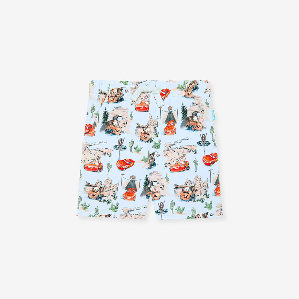 Disney Pixar Cars Rte 66 French Terry Shorts