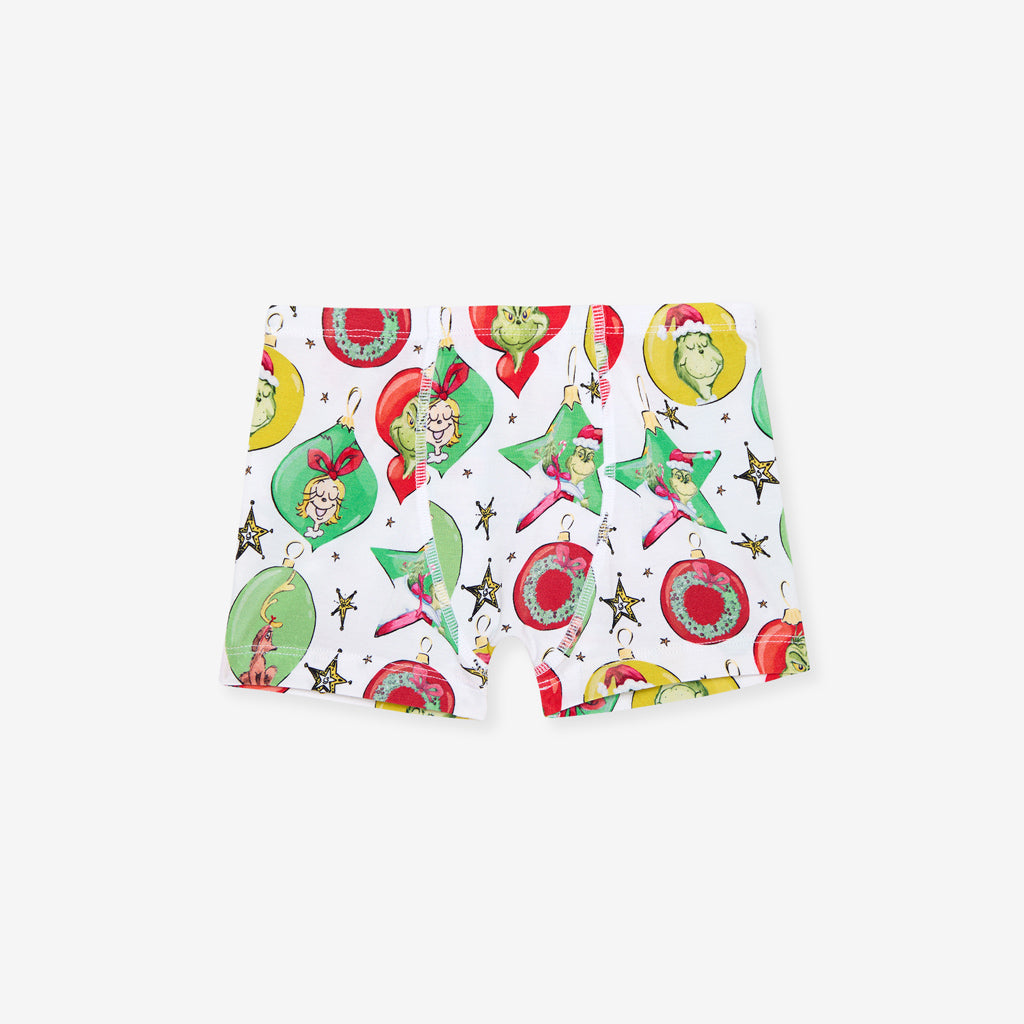 Dr. Seuss Grinchmas Ornaments Boys' Boxer Brief Set