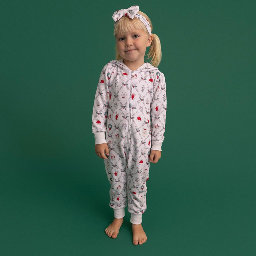 Disney Holiday Pooh Pacci™ Winnie the Pooh Hooded Jumpsuit
