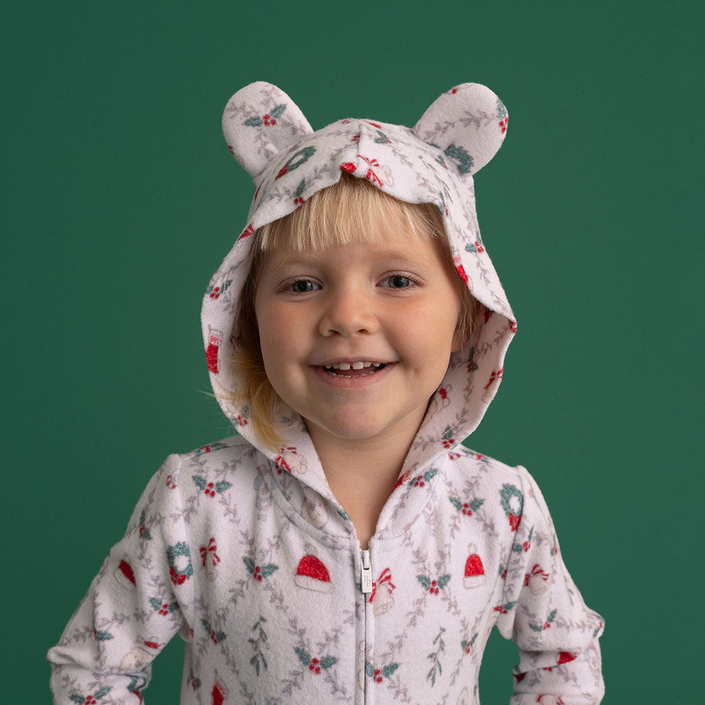 Disney Holiday Pooh Pacci™ Winnie the Pooh Hooded Jumpsuit