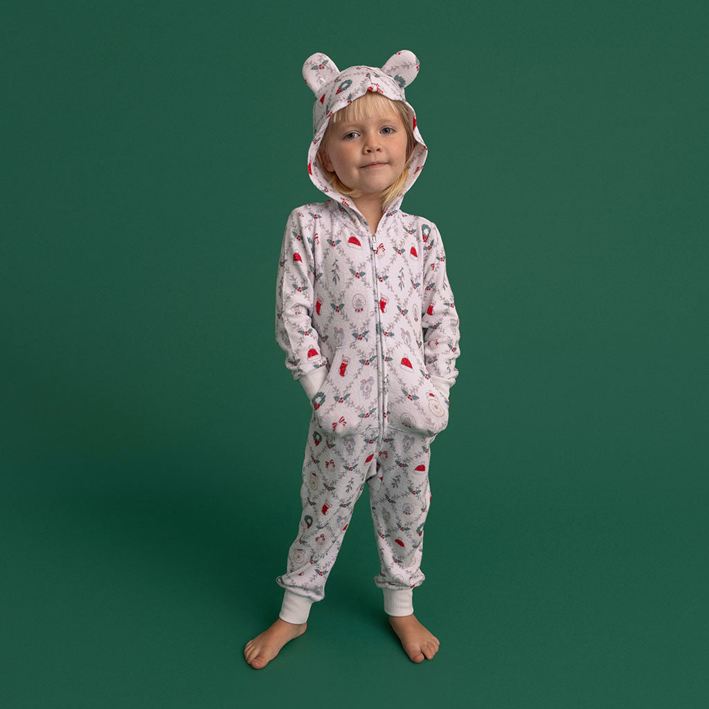 Disney Holiday Pooh Pacci™ Winnie the Pooh Hooded Jumpsuit