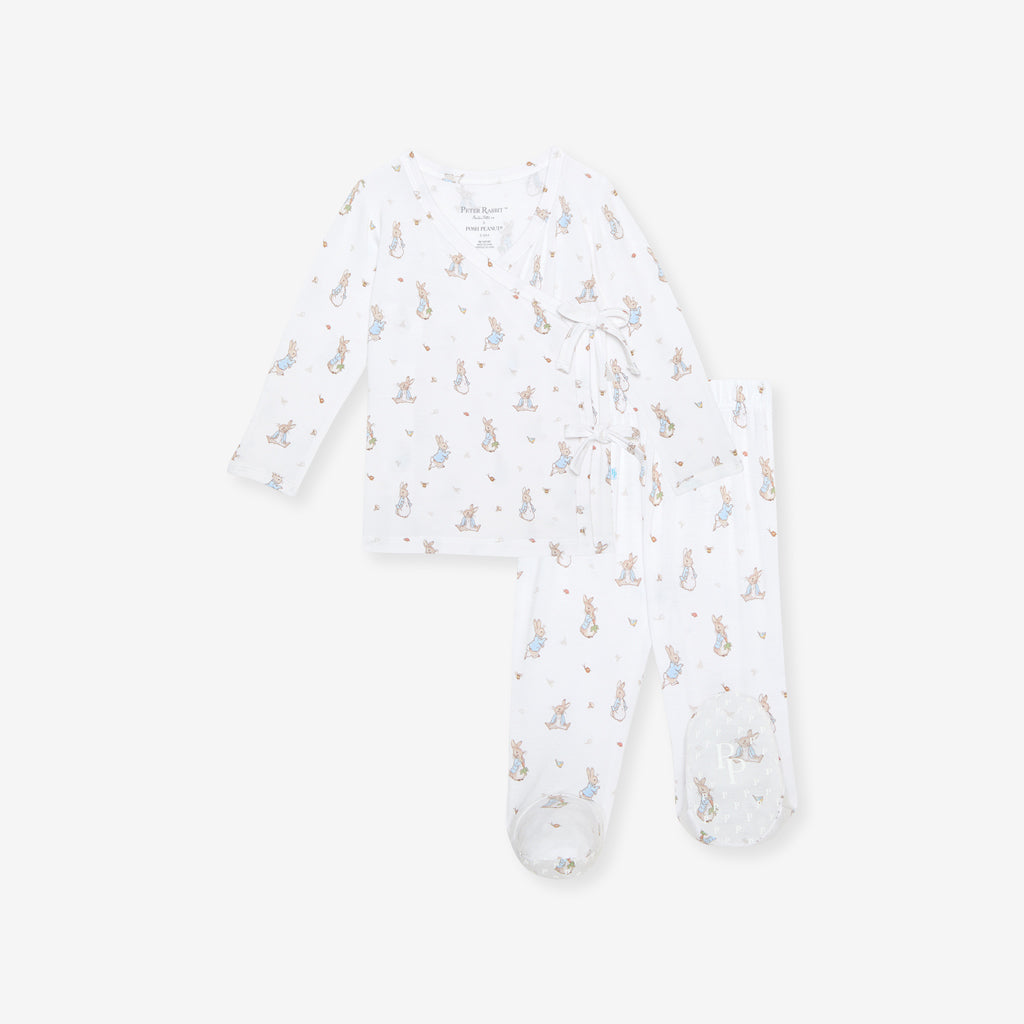 Sweet Peter Rabbit™ Tie-Front Kimono Set