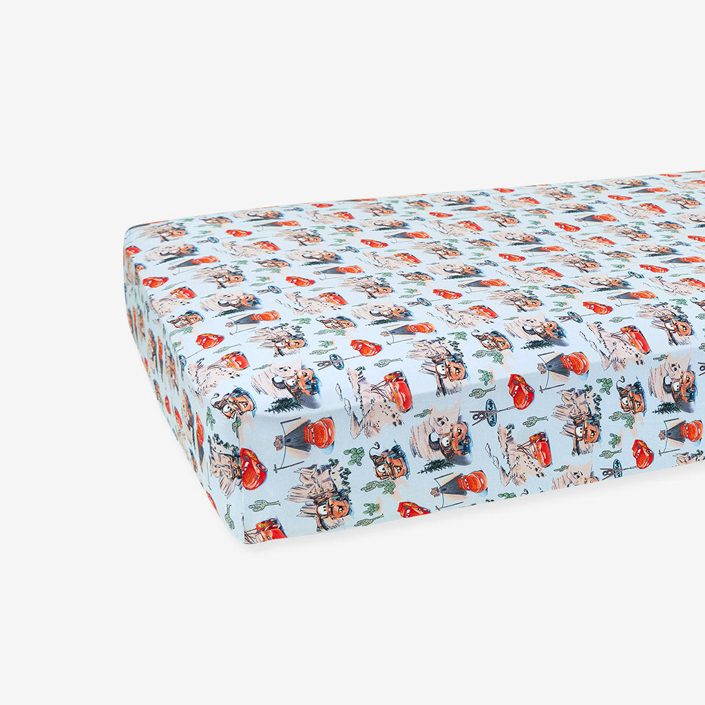 Disney Pixar Cars Rte 66 Crib Sheet