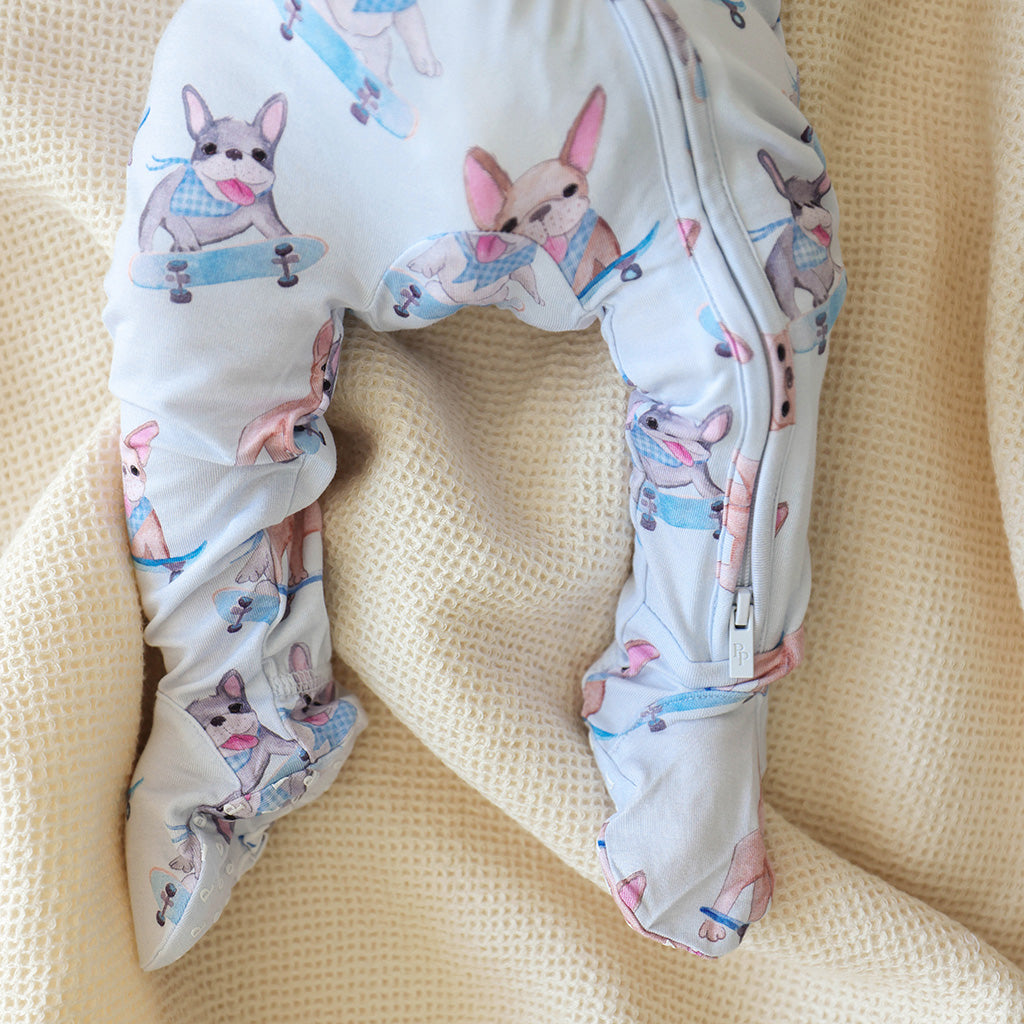 Toby Footie Zippered One Piece