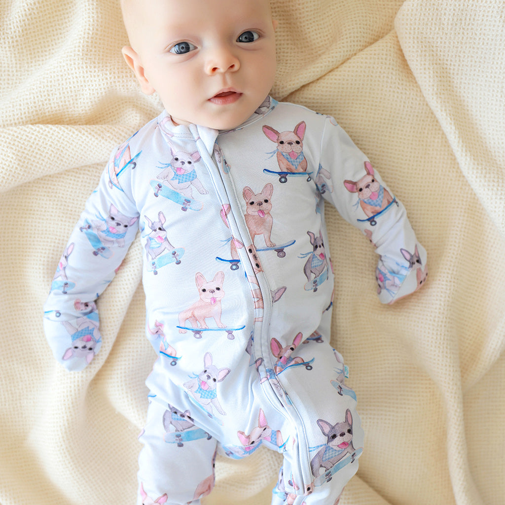 Toby Footie Zippered One Piece