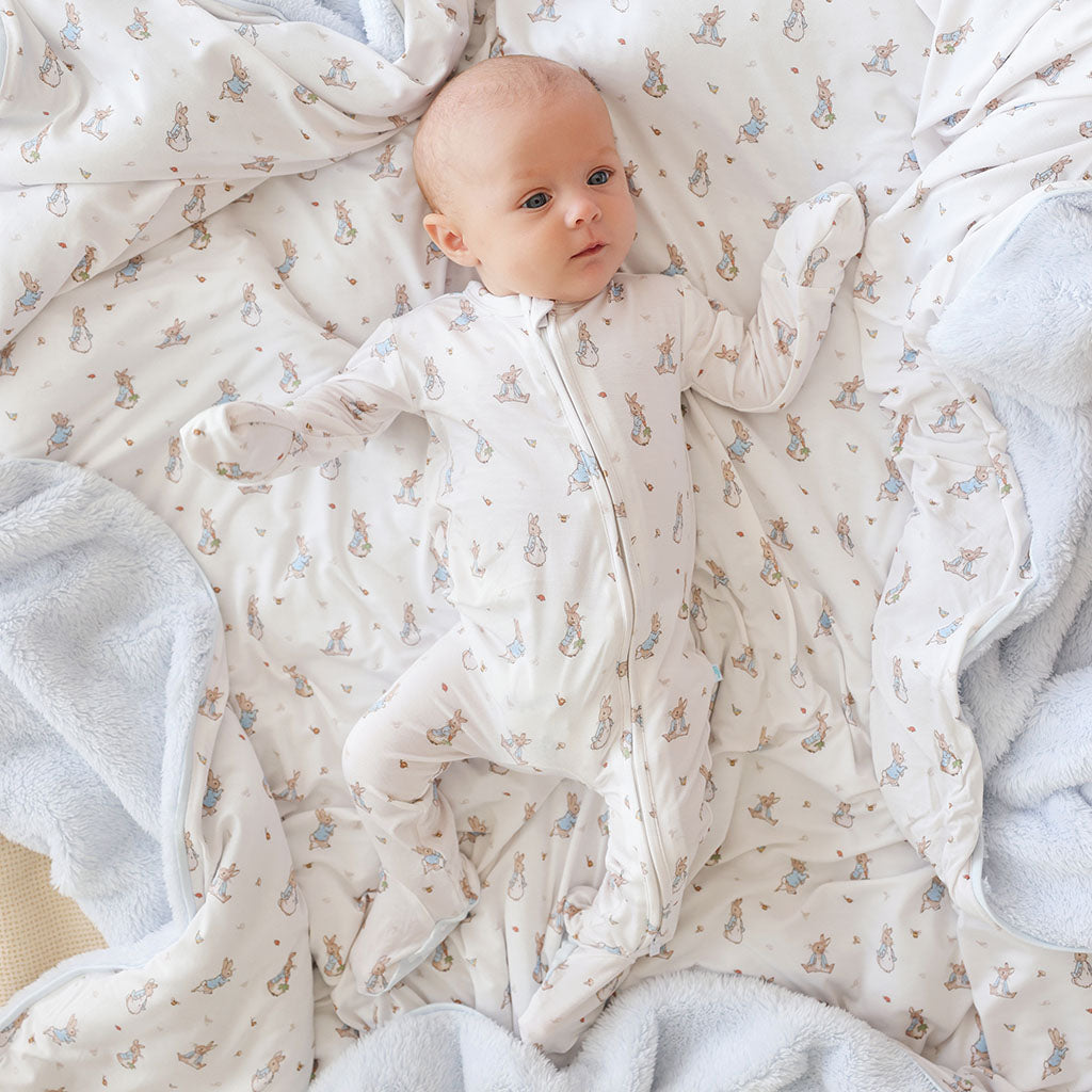 Sweet Peter Rabbit™ Footie Zippered One Piece