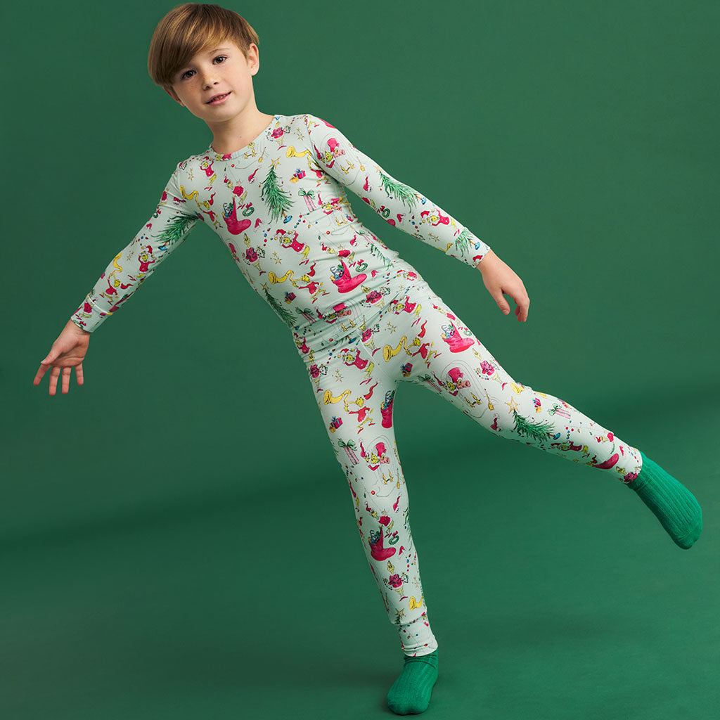 Dr. Seuss Stealing Christmas Classic Pajama Set