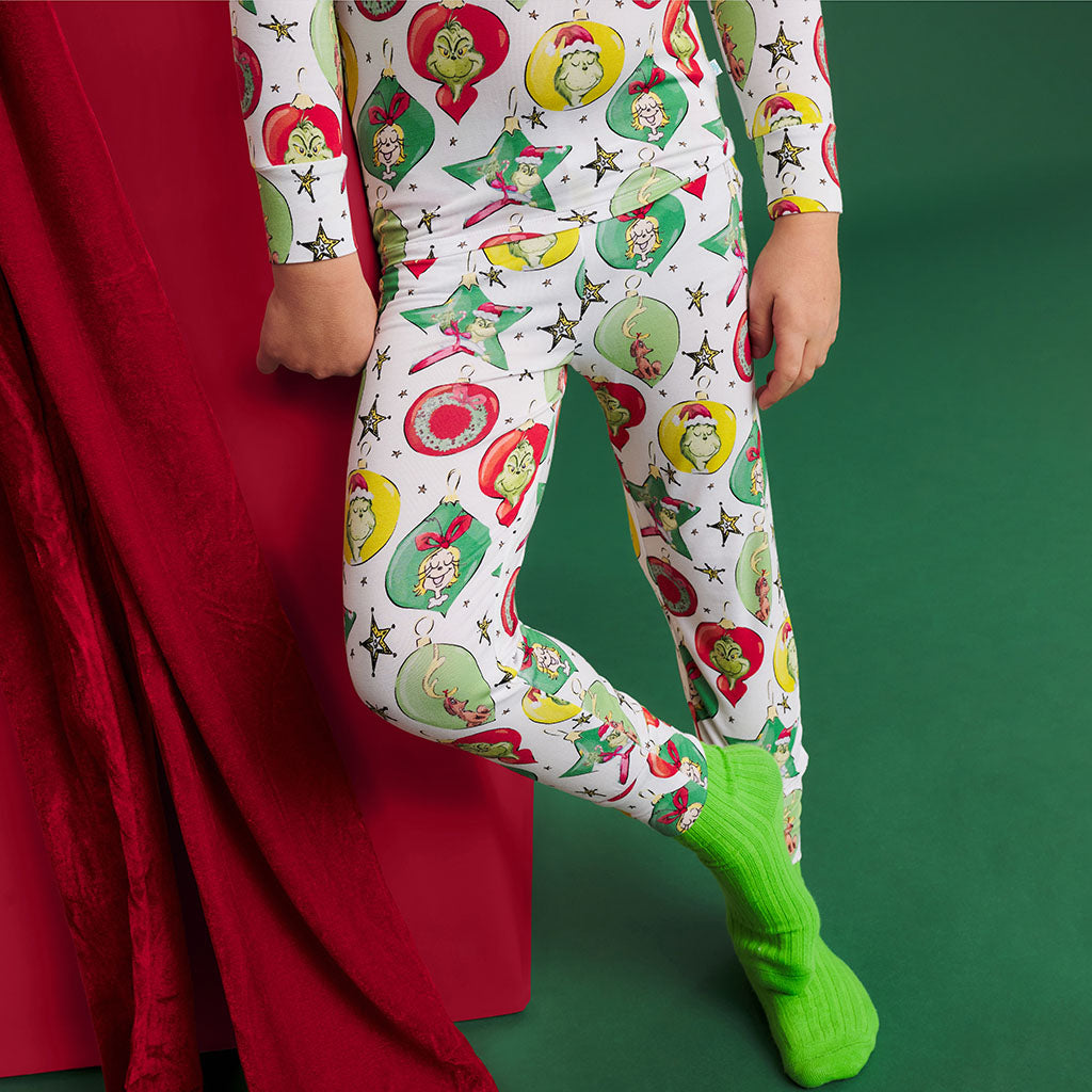 Dr. Seuss Grinchmas Ornaments Classic Pajama Set