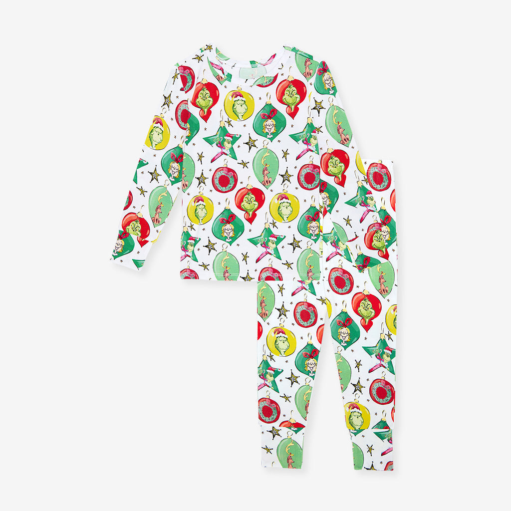 Dr. Seuss Grinchmas Ornaments Classic Pajama Set