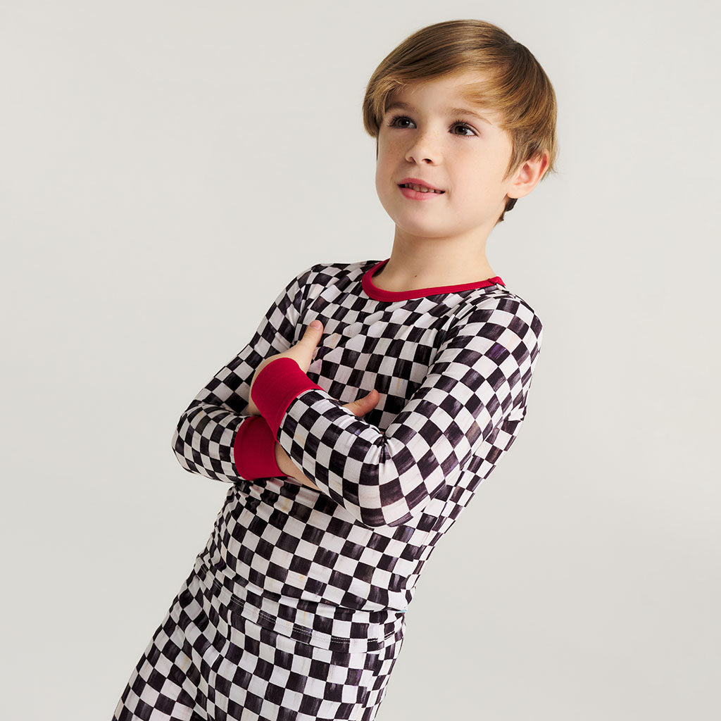 MacKenzie-Childs Courtly Check Classic Pajama Set