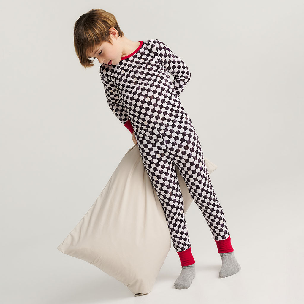 MacKenzie-Childs Courtly Check Classic Pajama Set