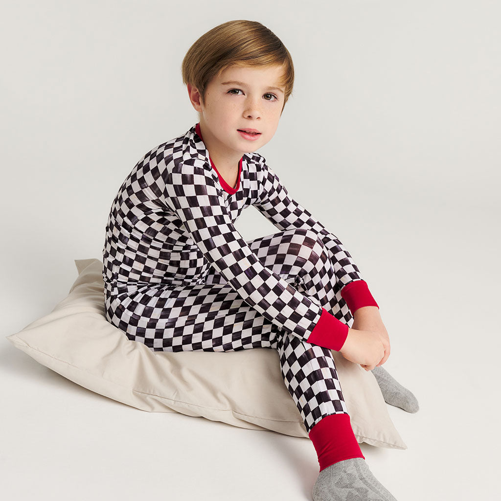 MacKenzie-Childs Courtly Check Classic Pajama Set