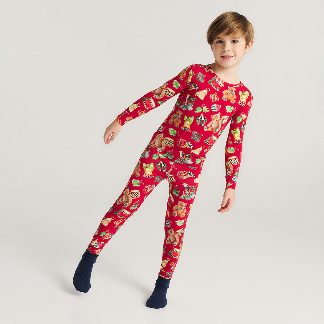 MacKenzie-Childs Holiday Toys Classic Pajama Set