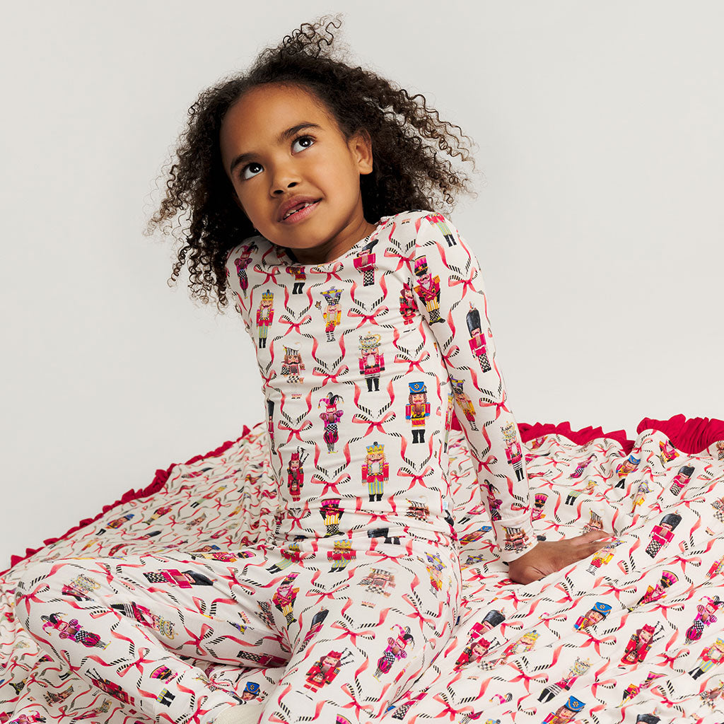 MacKenzie-Childs Nutcrackers Classic Pajama Set