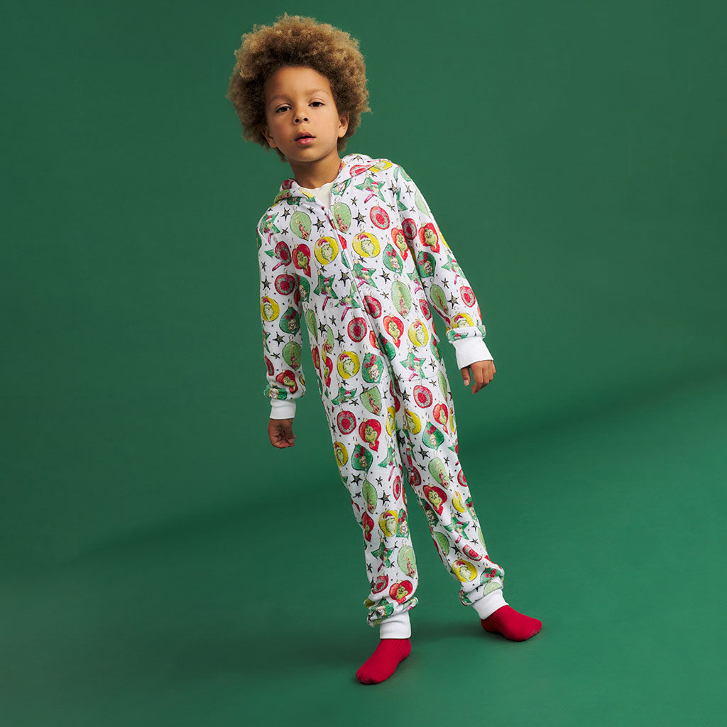Dr. Seuss Grinchmas Ornaments Pacci™ Hooded Jumpsuit