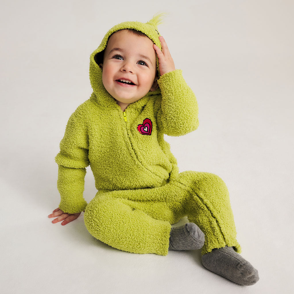 Dr. Seuss Mr. Grinch Cuddle Hooded Romper