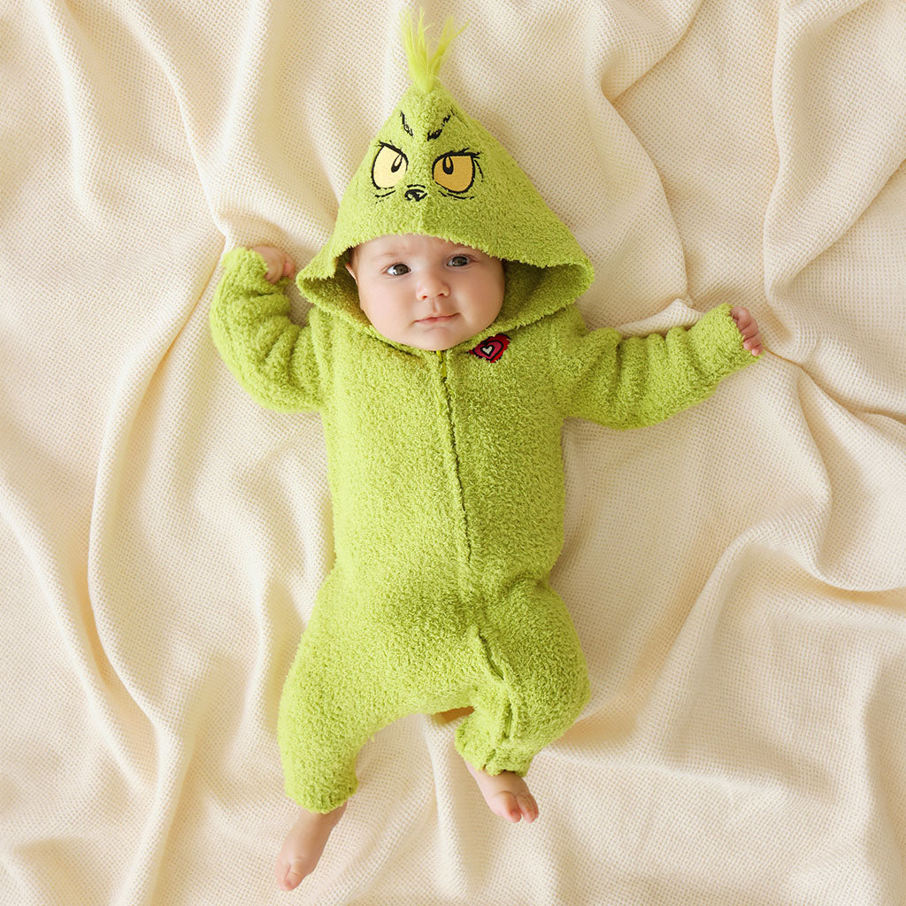Dr. Seuss Mr. Grinch Cuddle Hooded Romper