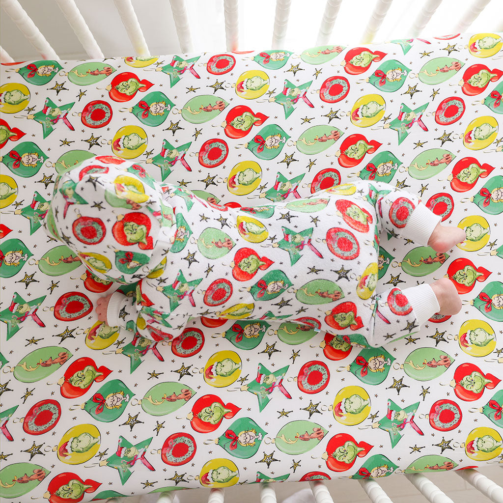 Dr. Seuss Grinchmas Ornaments Pacci™ Hooded Romper