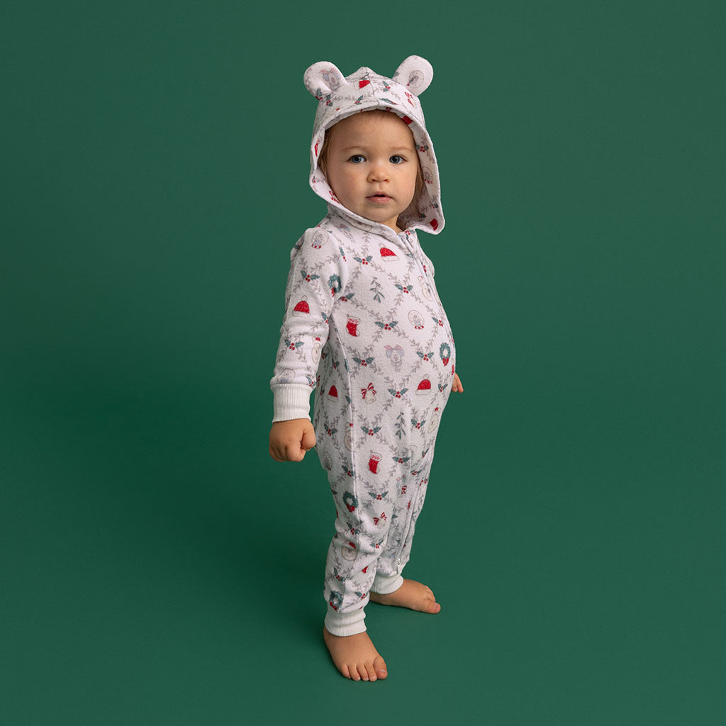Disney Holiday Pooh Pacci™ Winnie the Pooh Hooded Romper