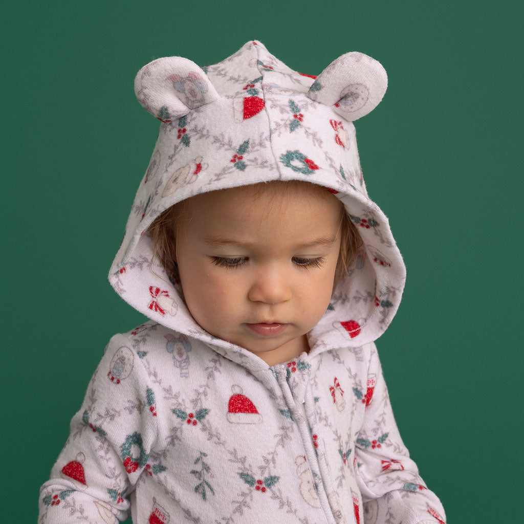 Disney Holiday Pooh Pacci™ Winnie the Pooh Hooded Romper