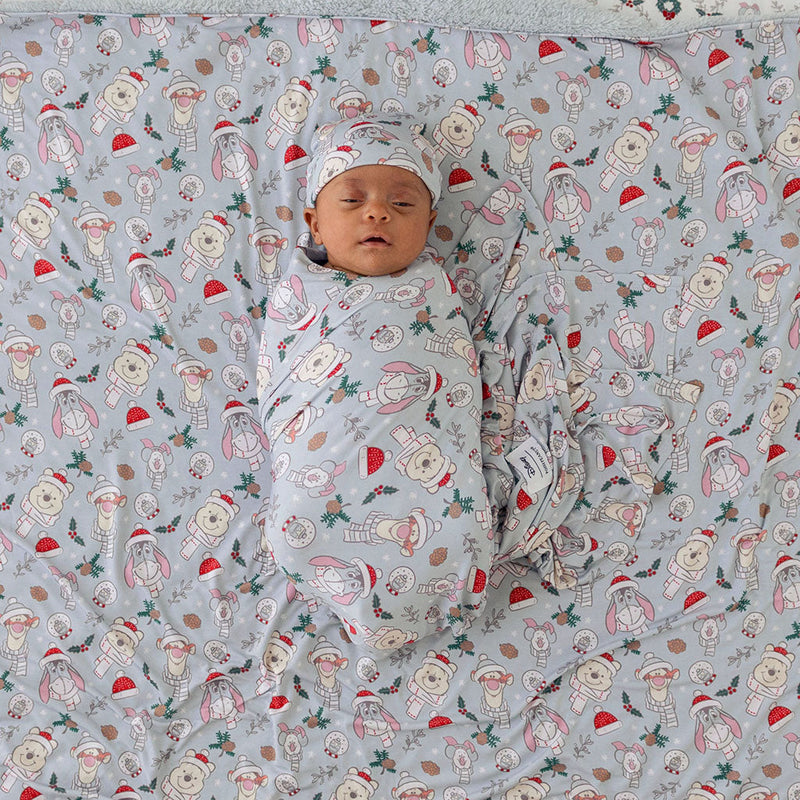 Disney Cozy Pooh & Friends Swaddle Beanie Set
