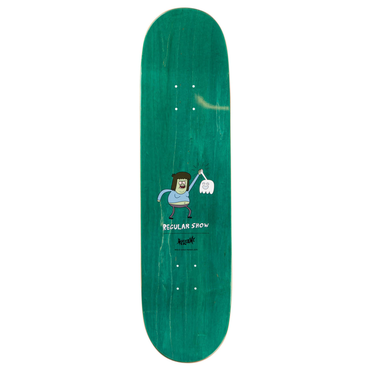 REGULAR SHOW X WELCOME - Group Portrait on Popsicle - White/Prism Foil - 8.5"