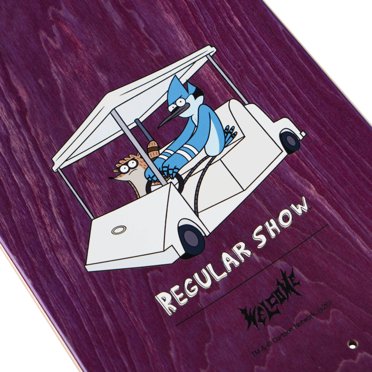 REGULAR SHOW X WELCOME - Fight on Popsicle - Black/Prism Foil - 8.25"