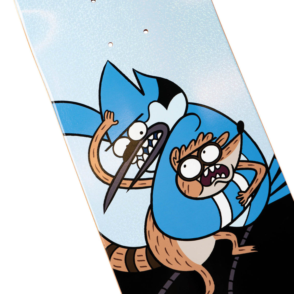 REGULAR SHOW X WELCOME - Fight on Popsicle - Black/Prism Foil - 8.25"