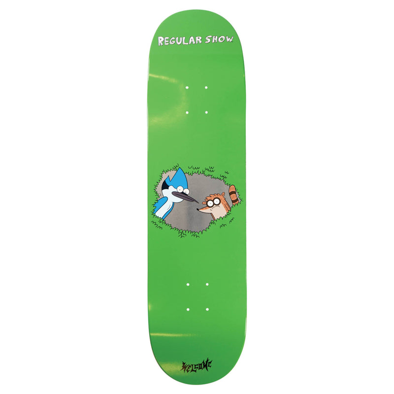 REGULAR SHOW X WELCOME - Shrub on Popsicle - Green/Silver Foil - 8.5"