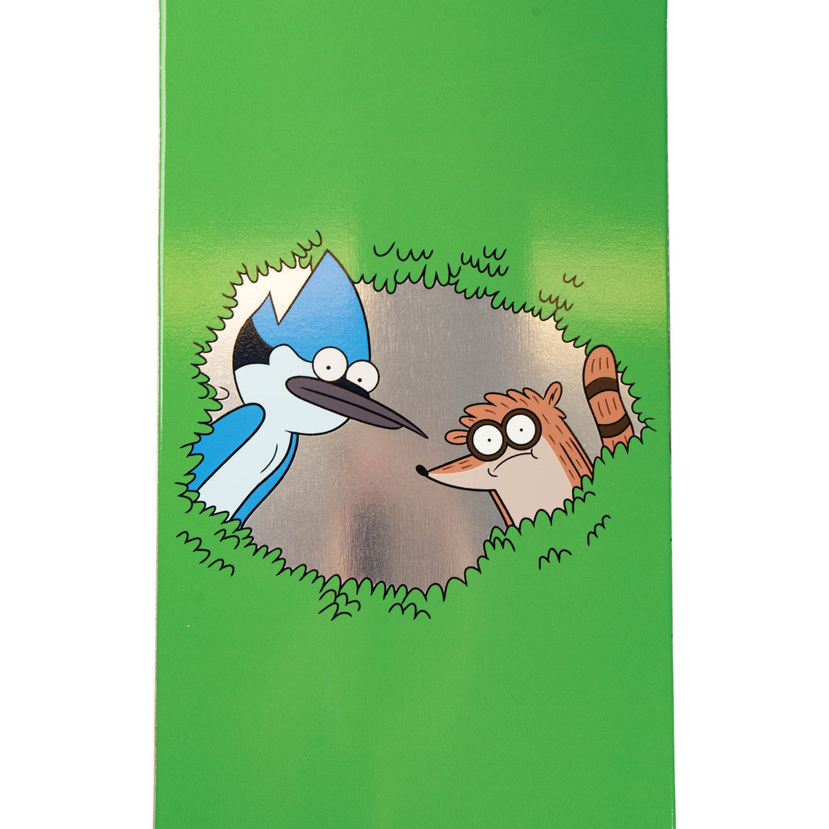 REGULAR SHOW X WELCOME - Shrub on Popsicle - Green/Silver Foil - 8.5"