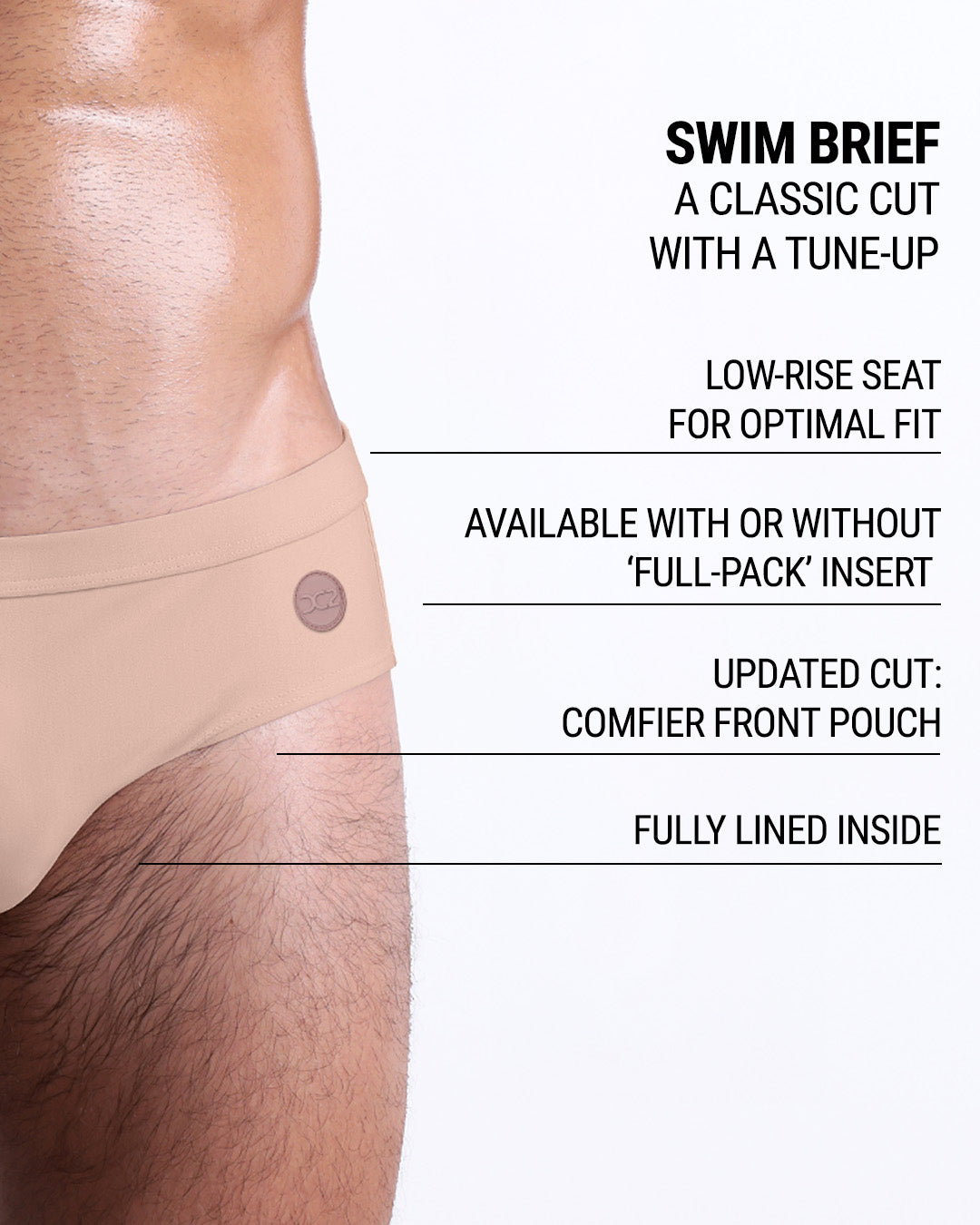 SKINNY DIP (LIGHT) - Swim Brief | DC2