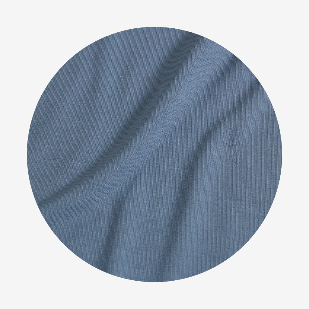 Slate Footie Zippered One Piece