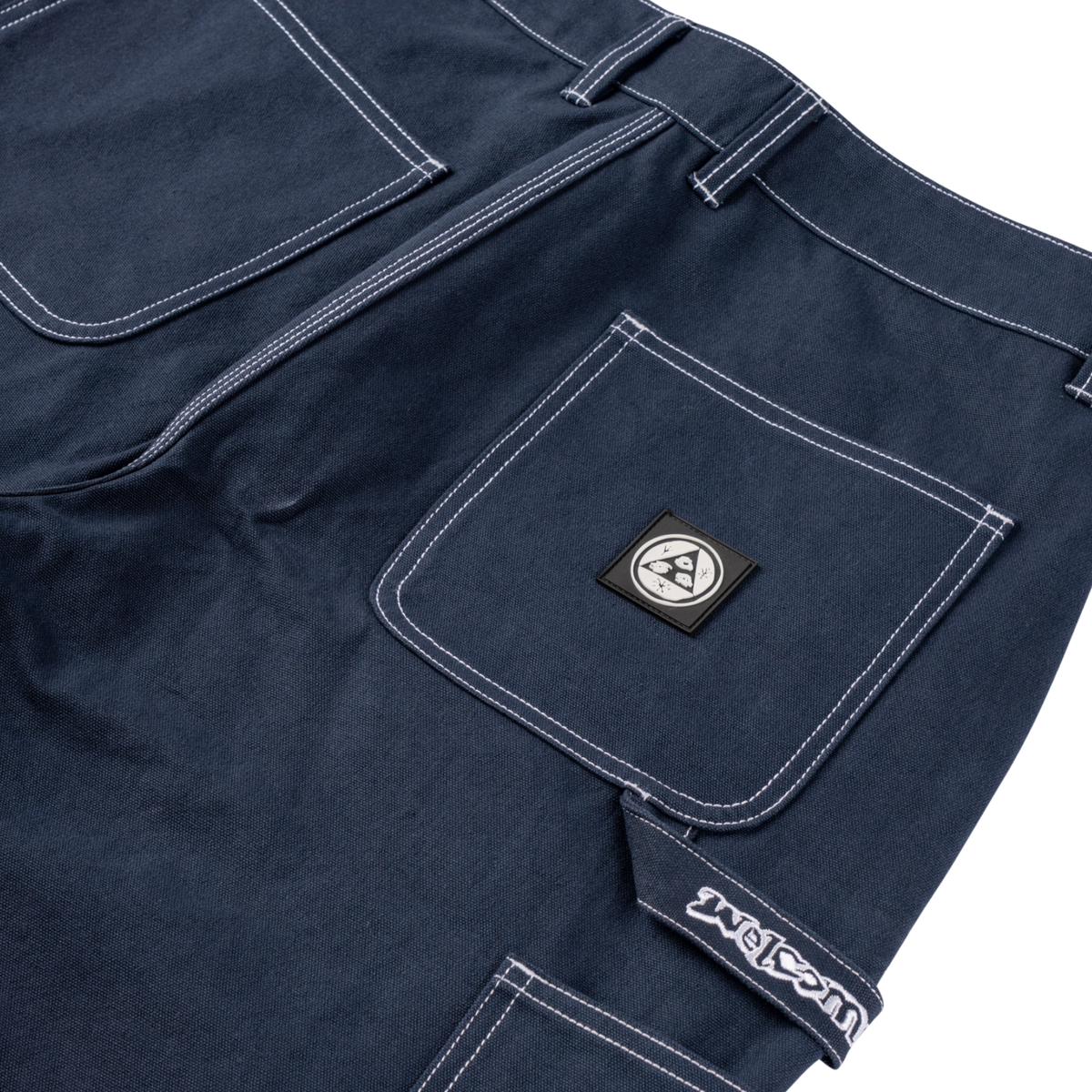 Brace Double-Knee Canvas Carpenter Pant - Dark Sapphire