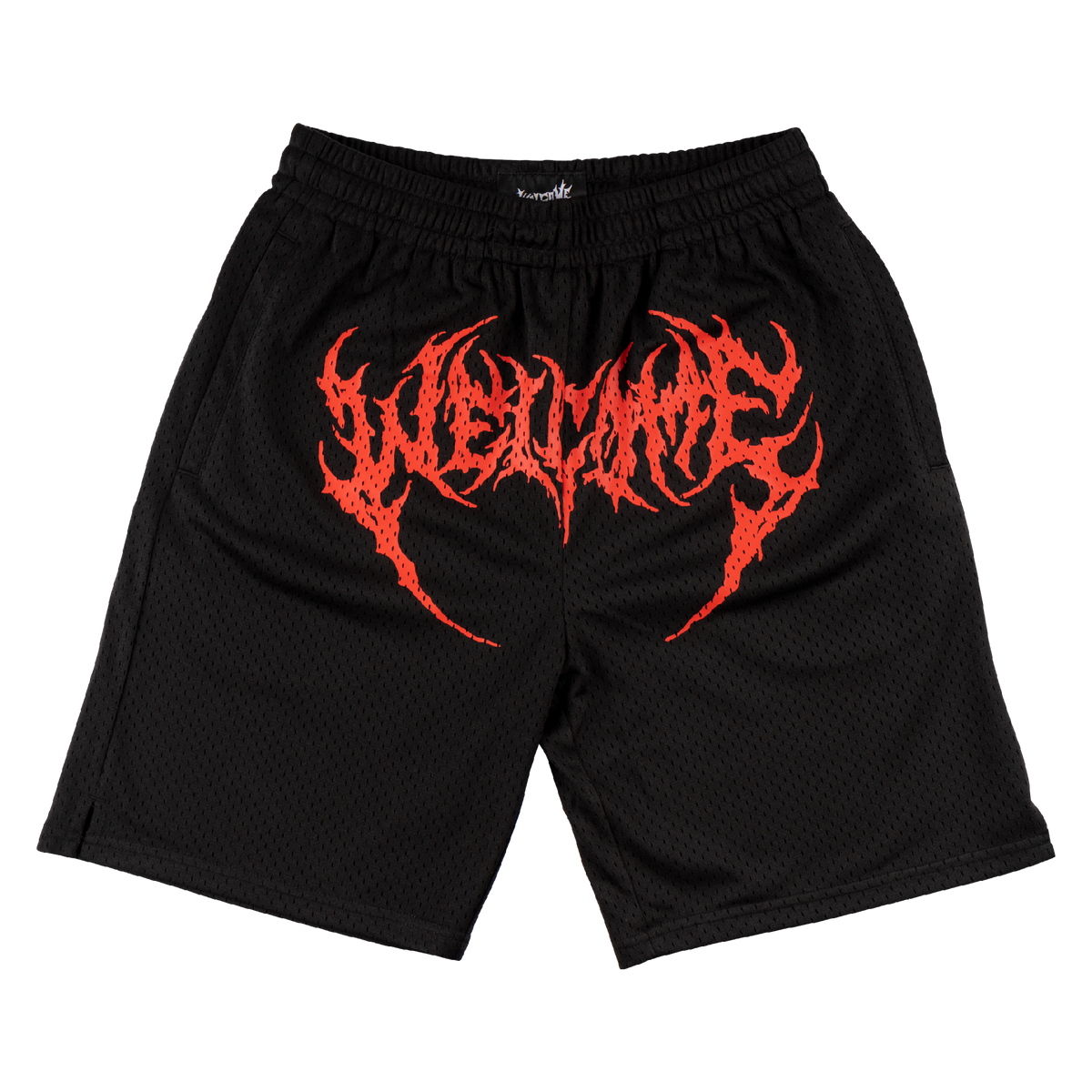 Fang Mesh Shorts - Black